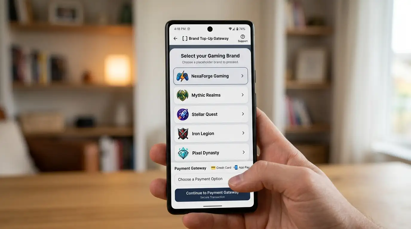 Telefon se seznamem casin podporujících mobilní platbu přes bránu