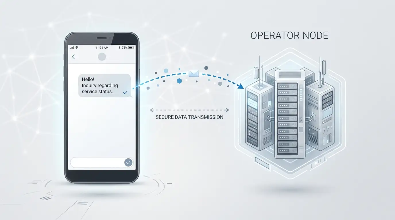 Schéma přímé Premium SMS odeslané rovnou operátorovi