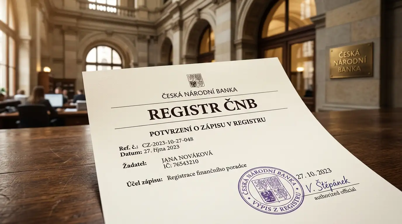 Registrace NeteraPay v registru České národní banky