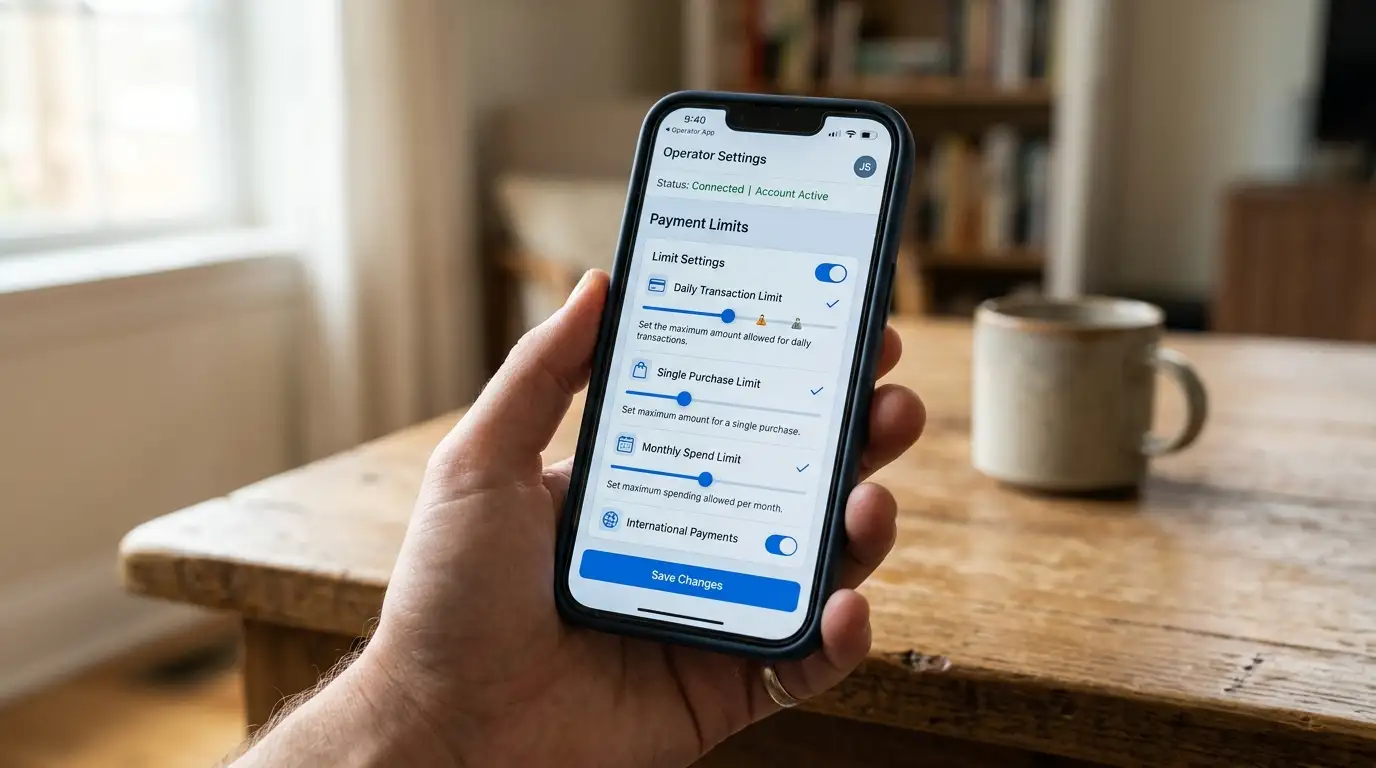 Nastavení limitu a nákladů mobilní platby v aplikaci operátora O2