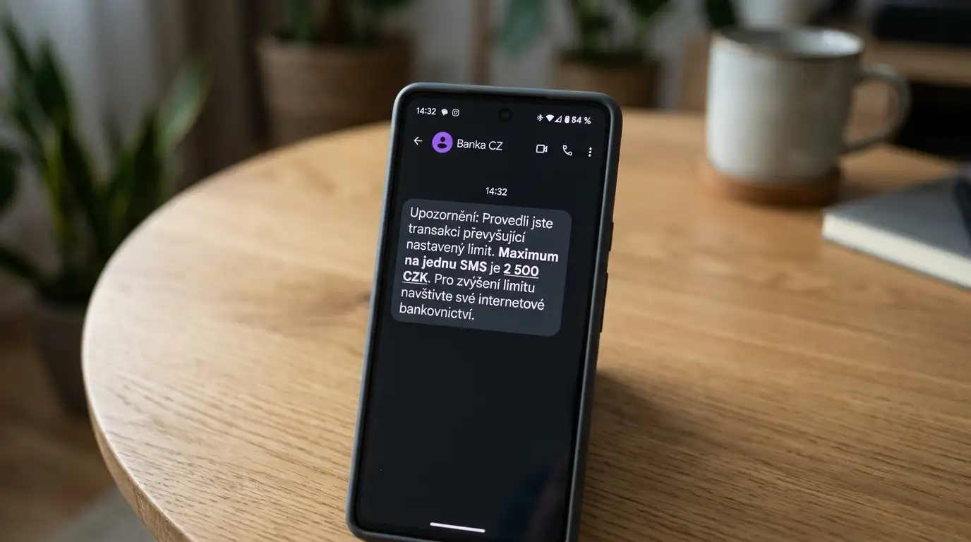 Transakční limit jedné Premium SMS ve výši tři sta korun
