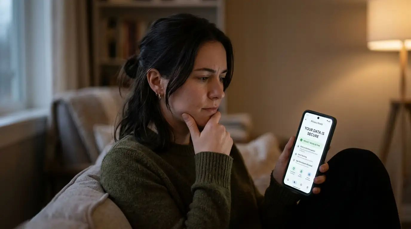 Hráč zvažuje, kolik soukromí mu mobilní platba opravdu dává