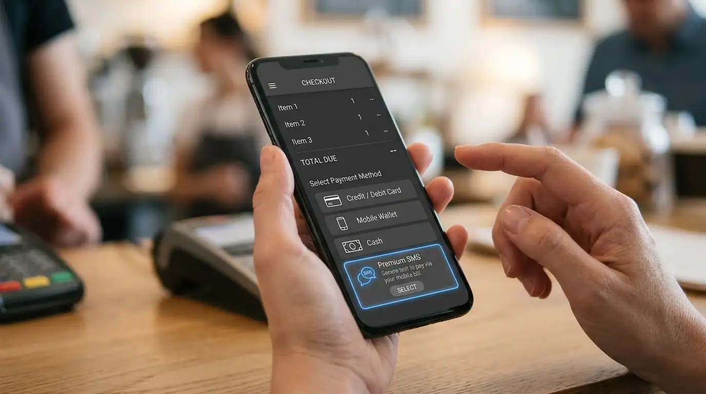 Pokladna herního konta s volbou platby Premium SMS u Tipsportu