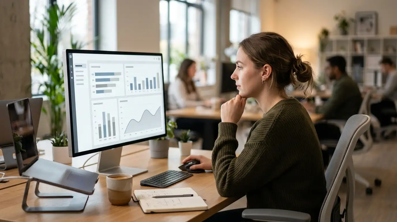 Analytik zkoumá měřítko českého trhu hazardu na obrazovce